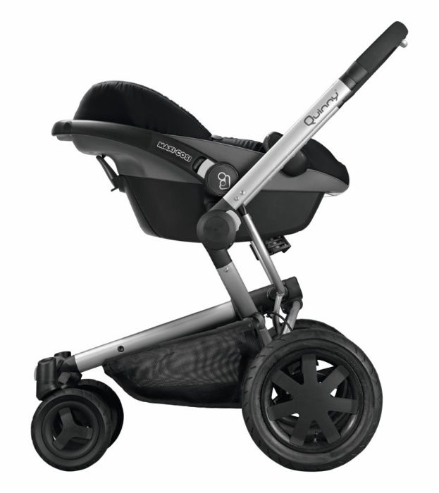 Conjunto carrinho Quinny Buzz (Azul) + Ovo Maxicosi (Azul Escuro)