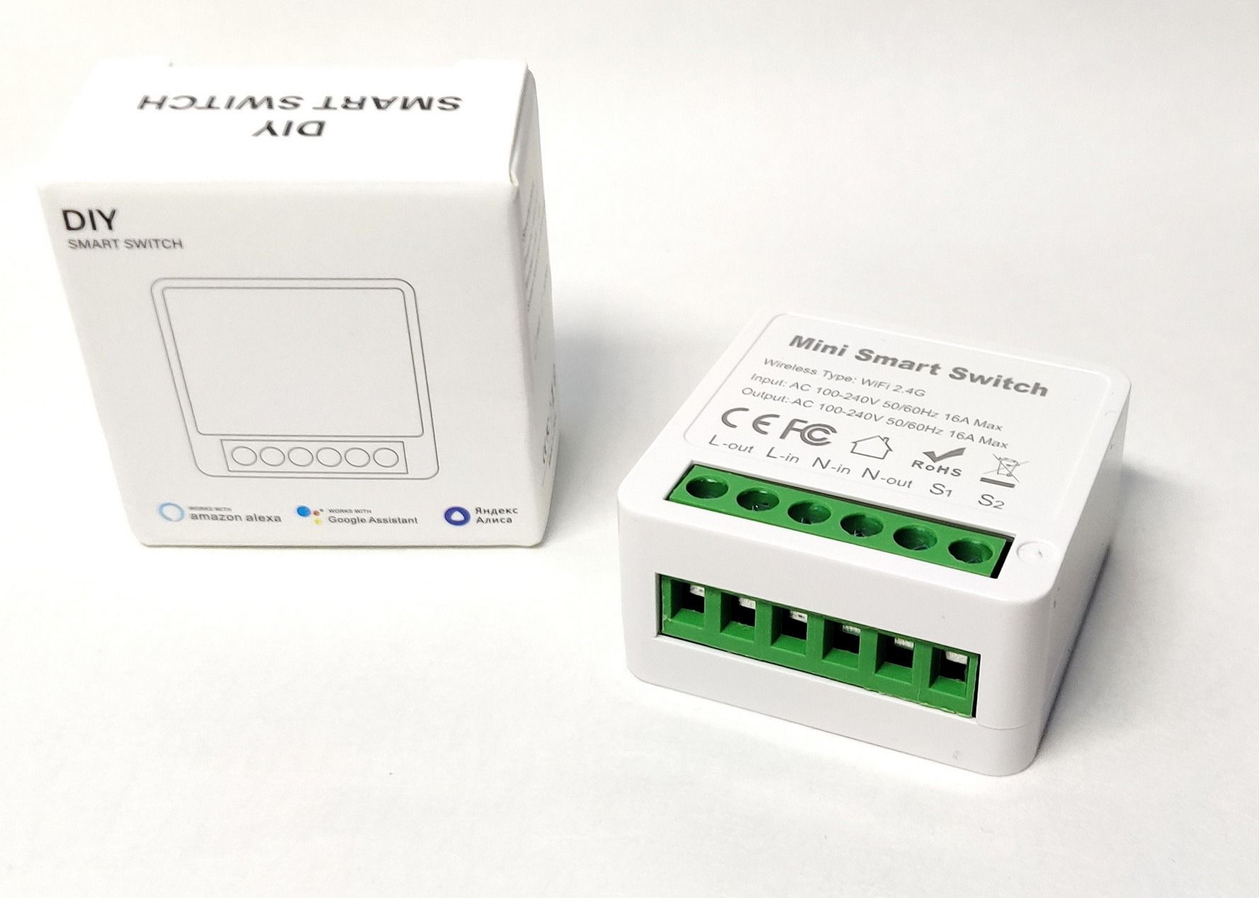 Умный дом WiFi переключатель smart реле Smartlife Tuya перемикач 16А ...