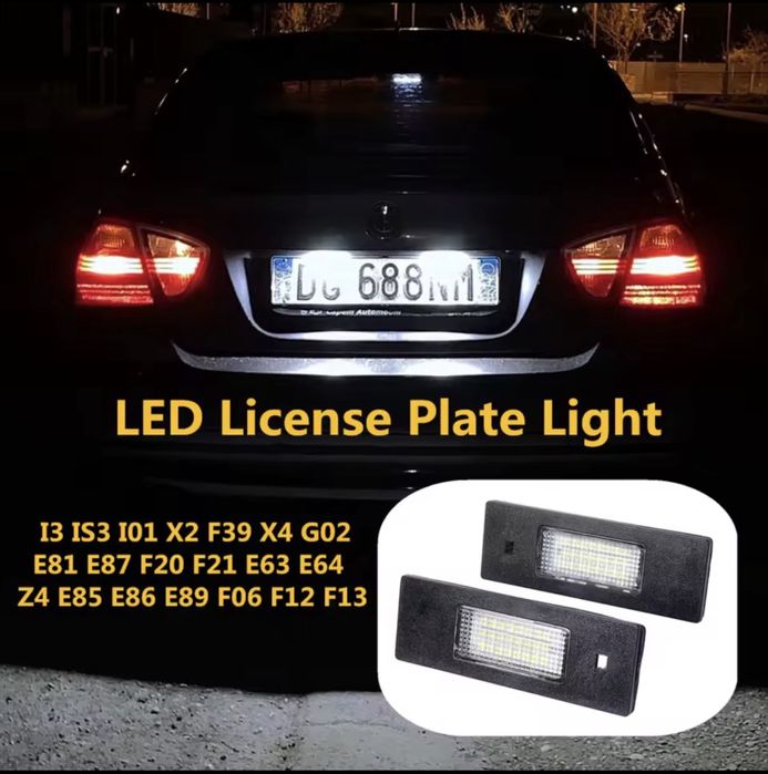 Luzes LED Matrícula BMW (NOVAS)