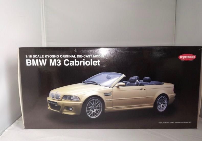 ディーラー特注 1/18 京商  E46 M3 カブリオレ BMW M3 Cabriolet E46 1:18 Kyosho: 10 500 грн. - Коллекционирование