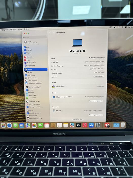 100% АКБ MacBook Pro 15 2018(2019) | i7 •32Gb •512Gb | Макбук Гарантія