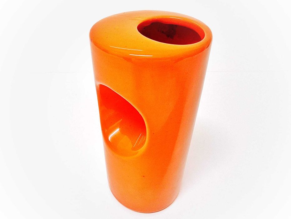 Vaso de cerâmica Sicart Pino Spagnolo Space Age Italia anos 70