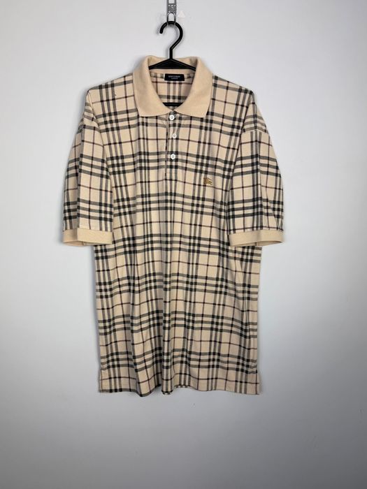 Burberry London Vintage 90's Checked Polo Shirt