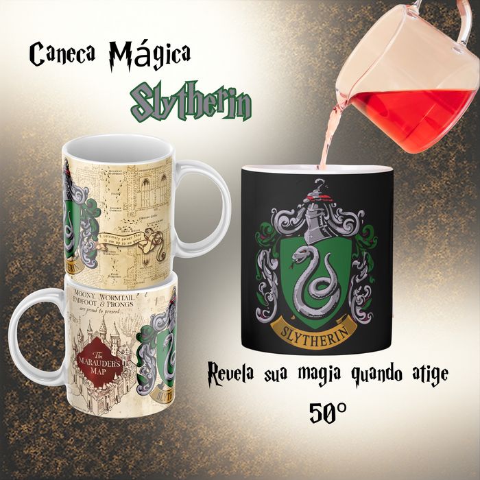 Caneca Mágica Slytherin