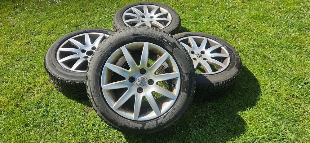 Koła 205/55/16 felgi aluminiowe opony zimowe Peugeot 207 307 308