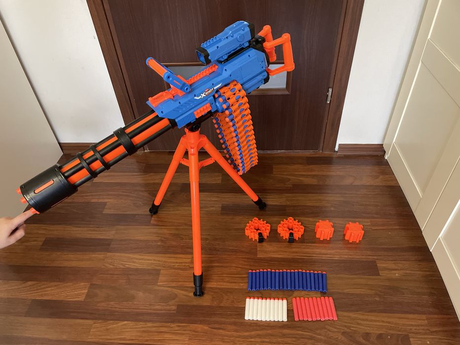 Minigun zabawkowy X shot insanity motorized rage fire