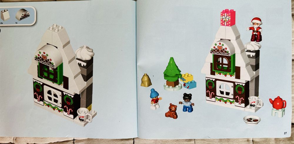 Klocki Lego Duplo Domek świetego Mikołaja chatka piernikowa