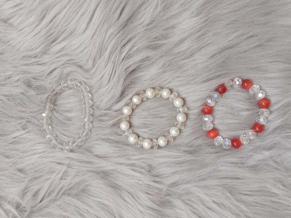 Nowe bransoletki damskie 3 sztuki