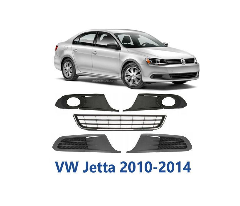Решітка бампера Jetta  решетка бампера заглушка туманка Jetta Джета