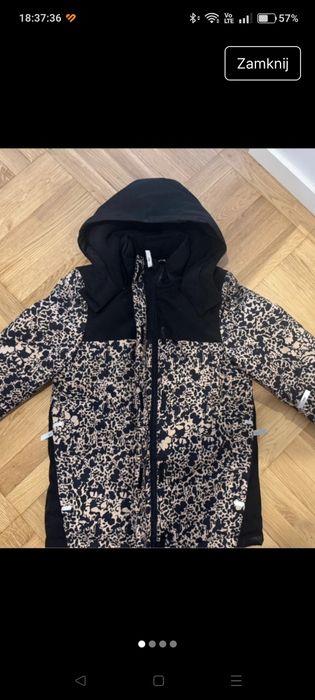 Kurtka narciarska dziewczęca cool club 146