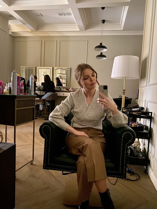 Штани з екошкіри від Hukh