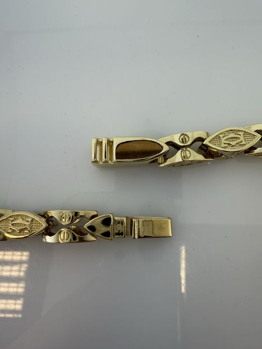 Zloty łancuszek Cartier,proba 585 waga 120,6g Nowy(8021)