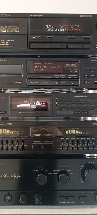 Wieża Pioneer, Technics, Vintage, Diora,