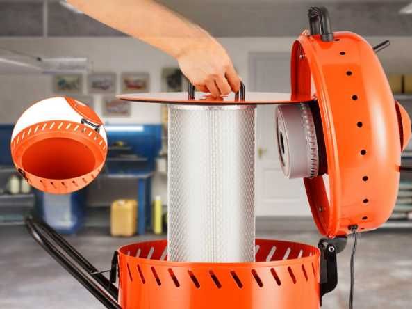 Mobilna Piaskarka 106L Skuteczne i Bezpyłowe Czyszczenie Powierzchni