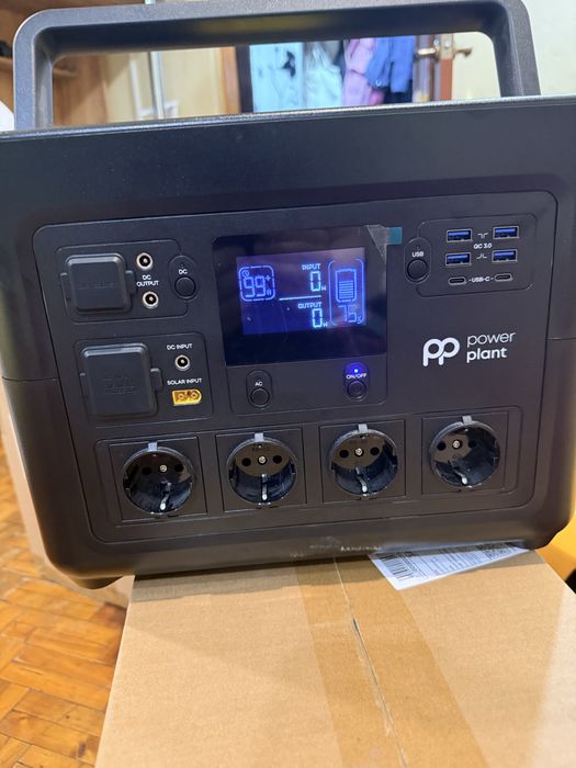 Зарядная станция PowerPlant 1800W, 1484.8Wh. Новое