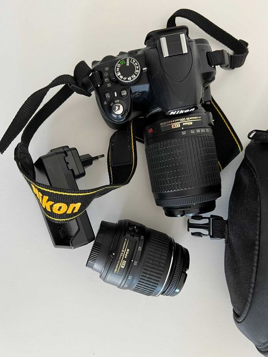 NIKON D3100 + Kit de Lentes + Mala de arrumação
