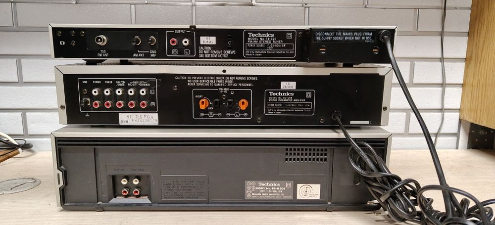 Zestaw audio TECHNICS su-z15 ,z25, M206. Japan