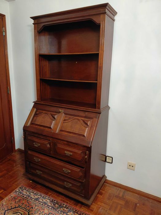 Escrivaninha vintage em madeira