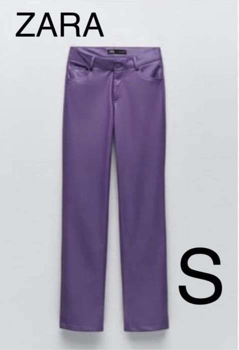 Шкіряні штани Zara