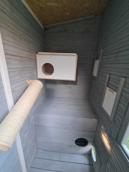 Domek Ogrodowy z wybiegiem dla Kota