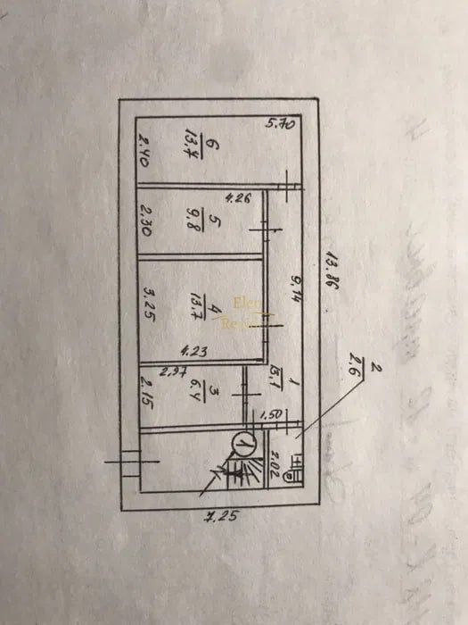 Продається 3-х кімнатна квартира, Центральний район, м. Вокзальна
