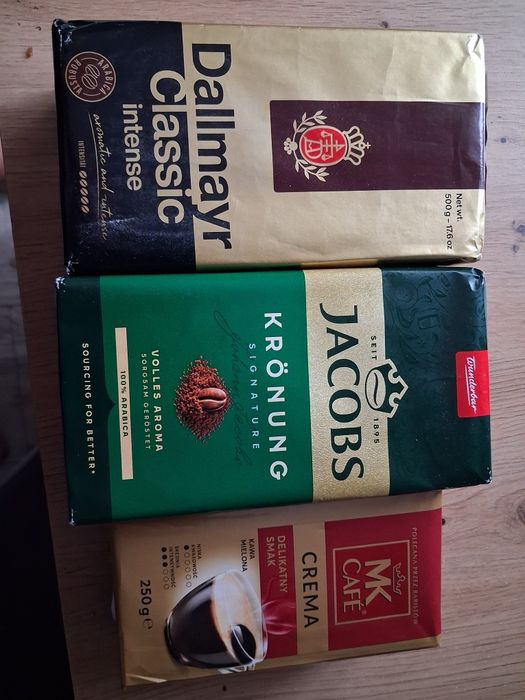 Kawy mielone trzy sztuki