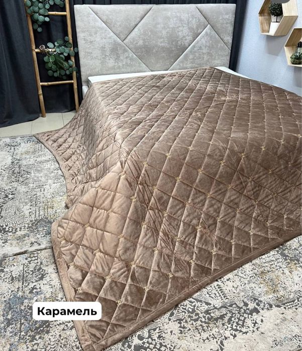 Суперціна! Велюрове покривало на ліжко велюровое покрывало