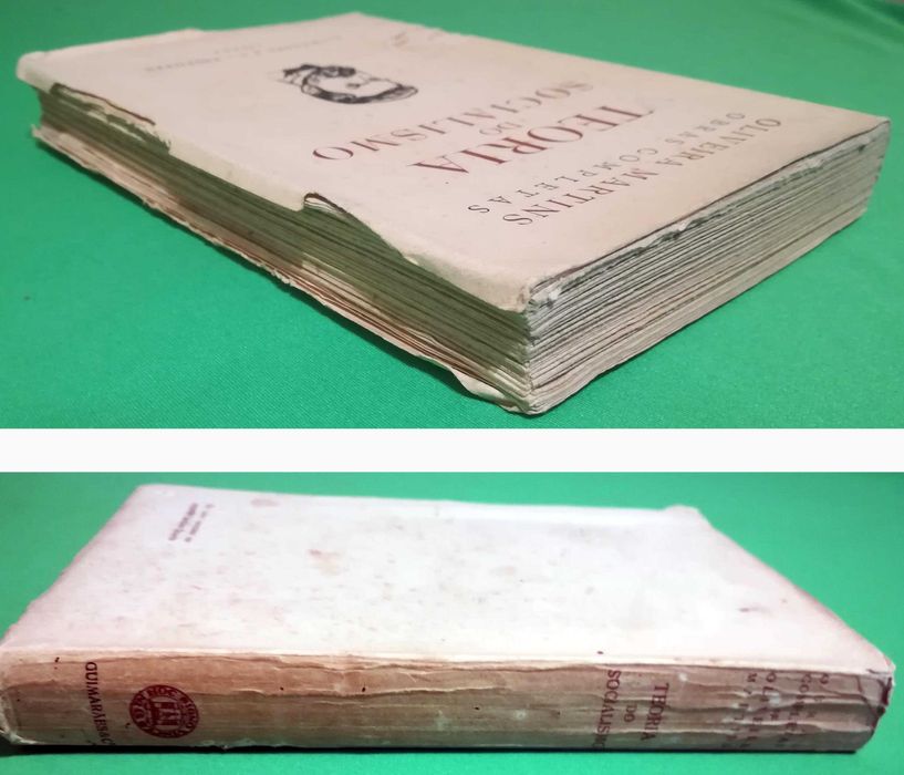 Teoria do Socialismo, 1ª edição (1952), livro por abrir