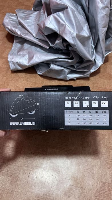 Pokrowiec na motocykl M oraz L