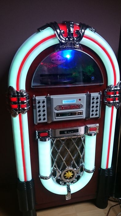 Szafa grajaca radio retro gramofon wieża boombox amplituner sd  -70 %