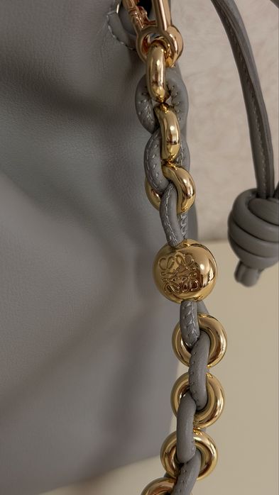 Сумка Loewe Falmenco сіра люкс якість