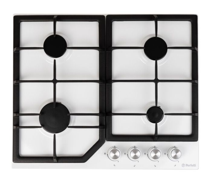 Варочная поверхность газовая Perfelli HGM 61424 WH