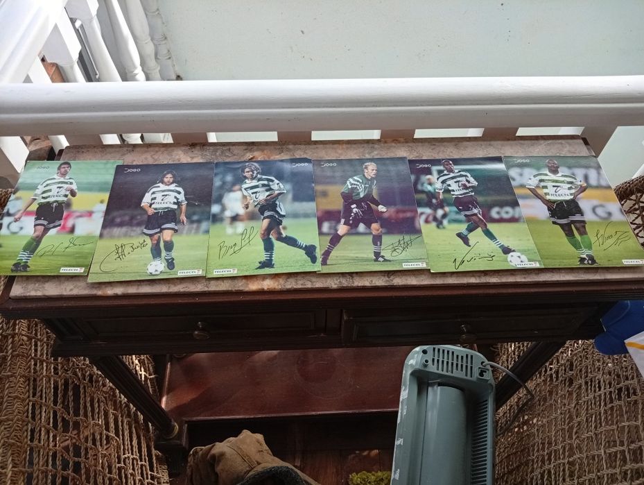 Postais de futebol colecção antiga