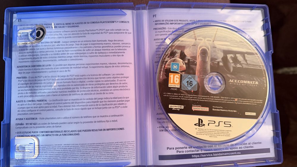 Ace Combat 8 Wings Of Theve PS5