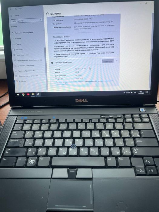 Ноудбук Dell 120ssd