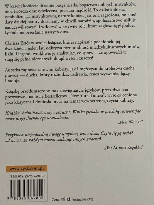 Biegnąca z wilkami - Clarissa Pinkola Estes