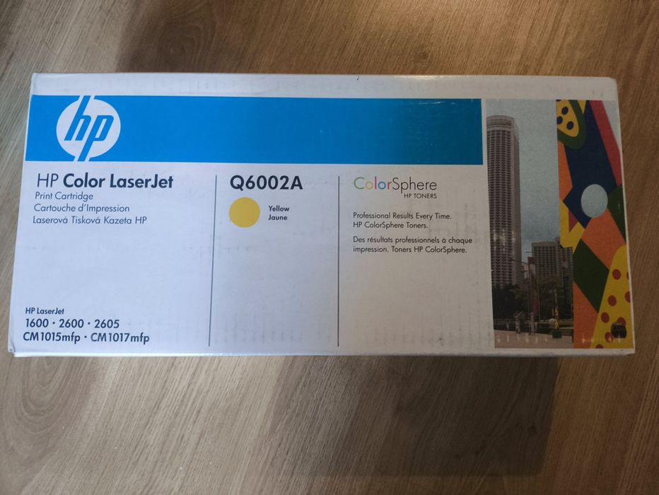 Оригінальний картридж HP Q6002A Yellow (Жовтий) для LaserJet 1600/2600/2605