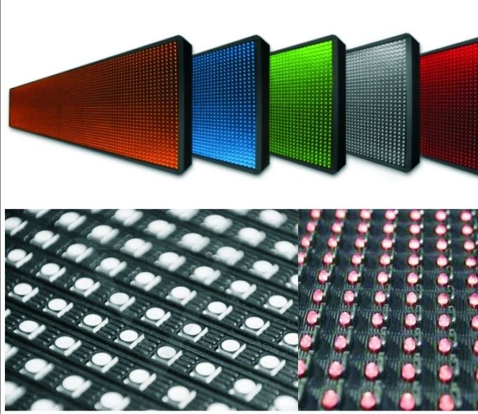 Лед-екрани, бігучі строки