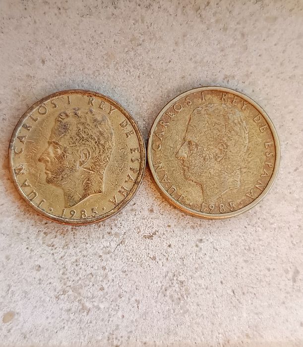 2 moedas de Espanha