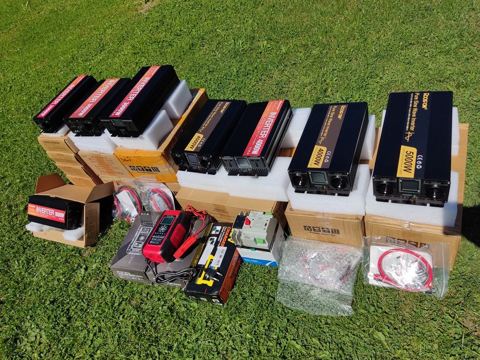 Інвертор перетворювач 12/24/220v, чистий синус, від акумулятора