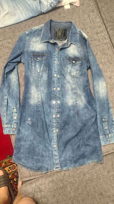 Продам  джинсову сукня philipp plein оригінал s-xs