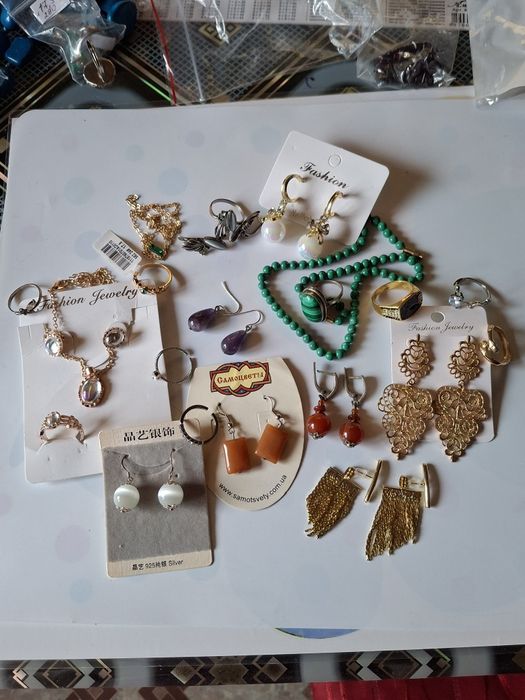 Серьги с натуральным лабрадоритом