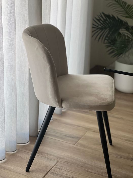 Vendo conjunto Cadeiras bege