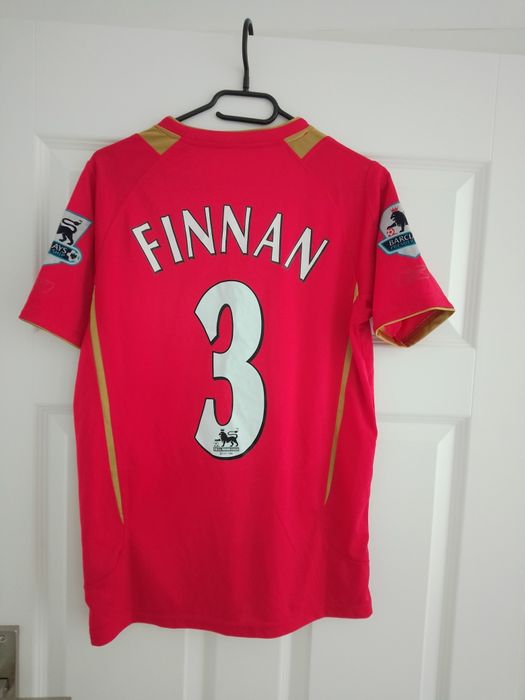 FC Liverpool 2005/06 Champions Lague Home Kit Steve Finnan koszulka piłkarska Reebok retro vintage