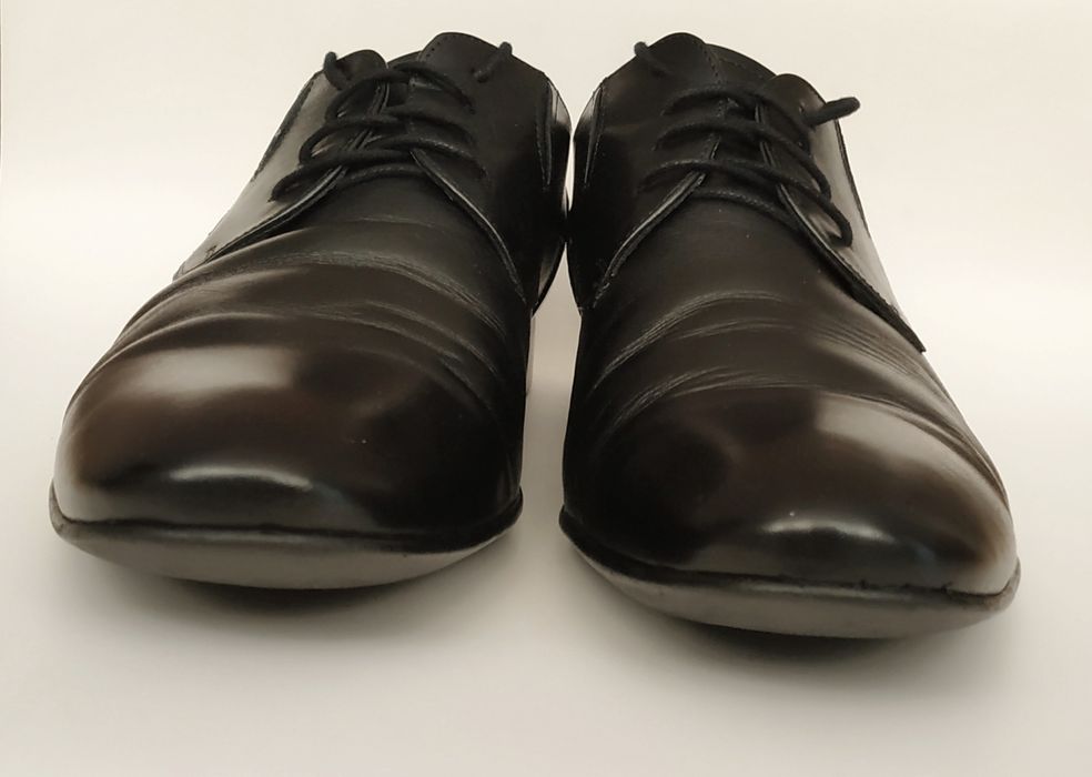 Półbuty męskie skórzane