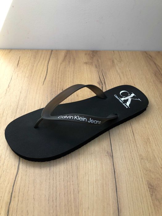 Czarne Japonki  Męskie  Calvin Klein Beach Sandal Rozmiar 43