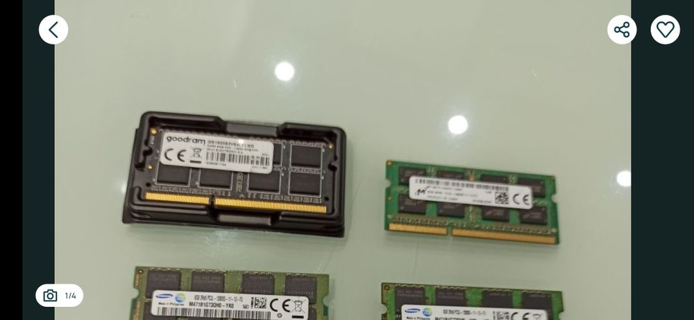 Kości pamięci 8 gb ddr3l _
