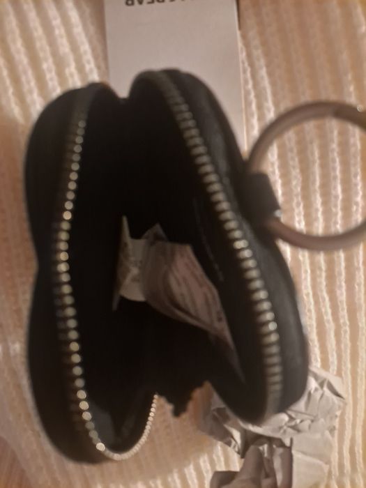 Portfelik serce z ćwiekami