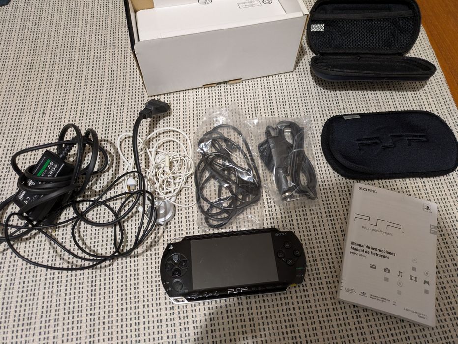 Psp playstation portable + jogos (gta, sega rally)