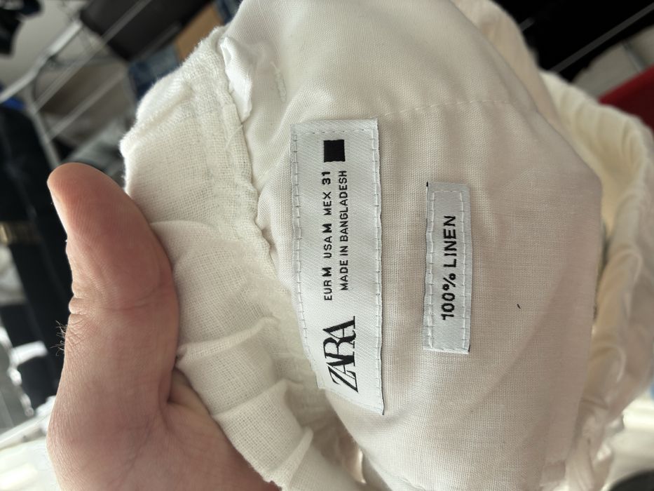Штани лляні Zara в двох кольорах